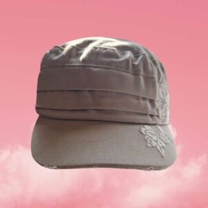 Peter Grimm Tan Embroidered Hat